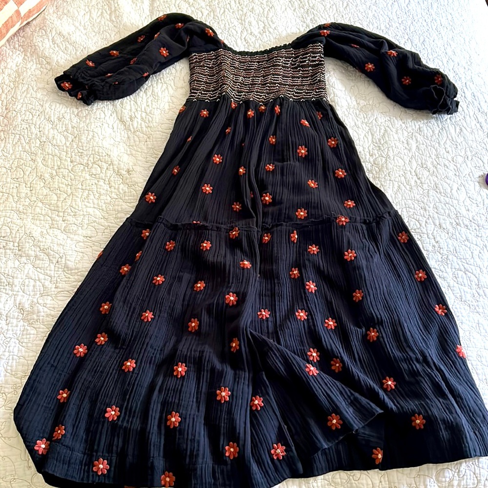 Free people boho maxi dress